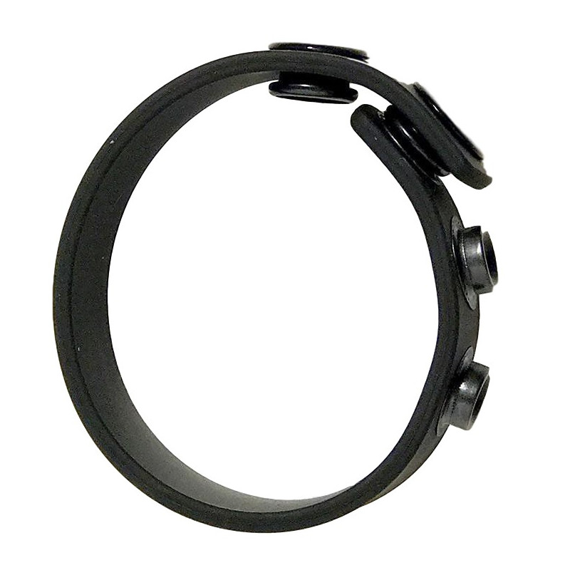 Boneyard Cock Strap en silicone Noir